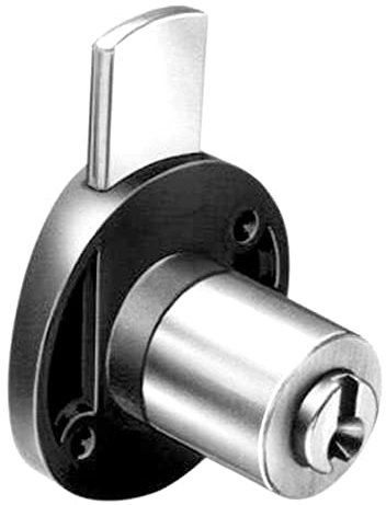 MERONI SERRATURE Serratura Meccanica per Anta - Serratura di Sicurezza per Cassetti, Armadietto, Antine, Cassette Postali, Serratura a Cilindro Adatta al Legno, Made in Italy (