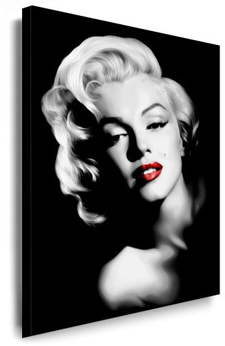 Marilyn Monroe Kunstdruck Deko Bild 100x70cm. - Weitere Wandbilder, Pop Art Kunstdrucke, Bilder zu Stars, Bands finden Sie bei Leinwandbilder org - Alle Bilder fertig gerahmt mit Keilrahmen!!