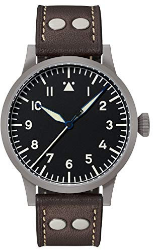 Laco Fliegeruhr Original Westerland – Made in Germany – 45mm Ø hochwertige Handaufzuguhr – Einzigartige Qualität. Herausragende Verarbeitung – Wasserdicht im zeitlosem Design – seit 1925