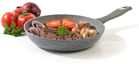Salter BW02764G1AS Marble Collection Non-Stick Frying Pan, Aluminium, Grey, 47.5 x 29 x 5.0999999999999996 cm