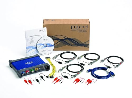 Pico Technology PicoScope 3404D Oszilloskop 4 Kanal MSO Mischsignalsysteme 70 MHz USB Digitaloszilloskop inkl. 4 Kanäle, Tastköpfen und PS7 Software für Windows, Mac, Linux