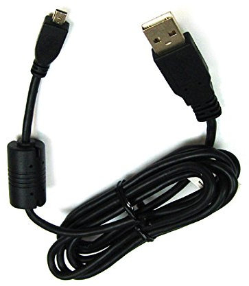 Bg-akku24 Câble de chargement et de transfert de données Câble USB pour Nikon Coolpix A100, A300, P100, P300, P310, P330, P500, P510, P520, P530, S02, S32, S800c, S2500, S2600, S2700, S2800, S2900, S3000, S3100, S3200, S3300, S3400, S3500, S3600, S3700, S4000, S4100, S4150, S4200, S4300, S4400, S5100, S5200, S6200, S6300, S6500, S6600, S8000, S8200, S9200, S9300, S9400, S9500, UC-E6, UC-E16