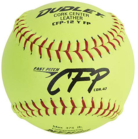 Dudley 12 CFP Leather Fastpitch Softball-12 Pack