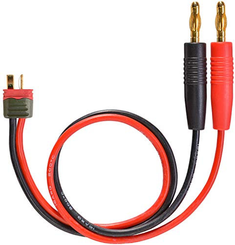 partCore Alta Tensione Placcato Oro Cavo Ricarica Presa T per Deans