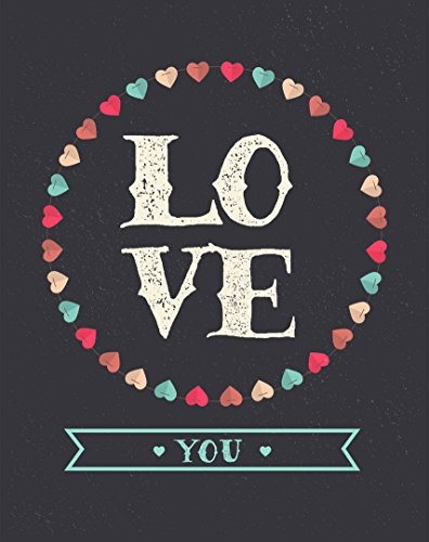 10 Postkarten Love, Postkarten-Set, Postkarte Liebe 10er Set