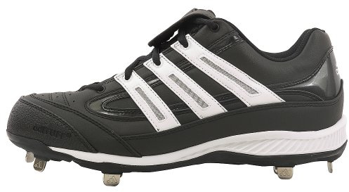 adidas Men's Spinner 7 Low (sz. 12.5, Black/White/Metallic Silver)