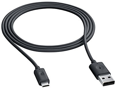 Nokia CA-190 Universal Micro USB Charging and Data Cable for Smartphones, Tablets and MP3 Devices - Black