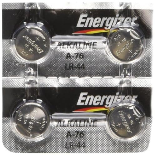 Energizer Lot de 4 piles bouton LR44 1,5 V