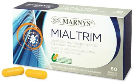 MARNYS Mialtrim Activos Naturales para Músculos, Huesos y Articulaciones 60 Cápsulas, 60 unidad, 1