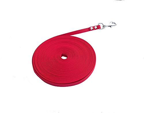 MJH Leine 13mm breit, 1,50m lang inkl. Handschlaufe rot