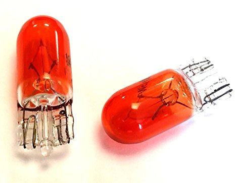 XtremeAuto® 12V Light Bulbs 25MM - 501 - Indicator Orange/Amber x 2 Pack