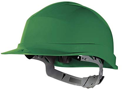 Deltaplus ZIRC1VE Industrieschutzhelm Mit Verstellbarem Kopfband, Grün, Größe Einstellbar