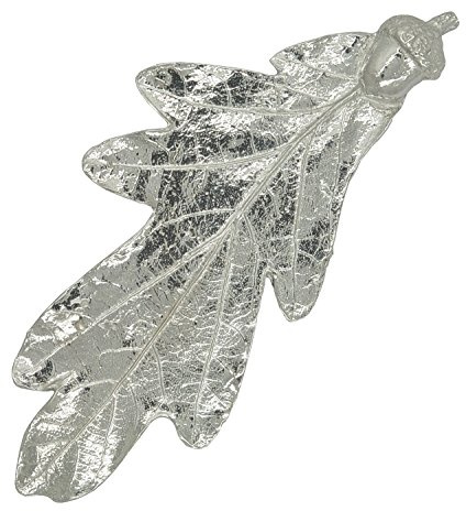Broche Grande Feuille de Chêne Française, Fait Main en Etain - Fabrication Française