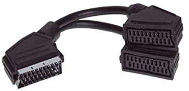 S-Conn - Cavo e doppia presa scart, 0,2 m VE=1 [PC]