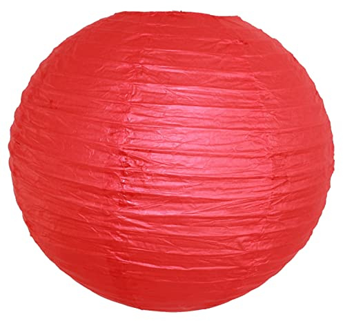AAF Nommel Lampion Rot Lampenschirm Deckenleuchte Lampions Laternen Papier Durchmesser 30cm