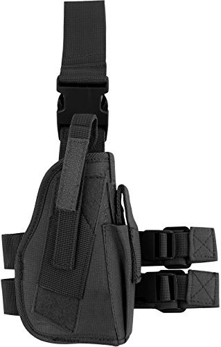 Black Snake Pistolenbeinholster Tiefzieholster Beinholster rechts oder Links Schwarz Links