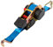 Connex Zurrgurt - Einteilig - 3,5 m x 25 mm - 600 kg maximale Belastbarkeit - Aufrollautomatik -Mit Spannratsche & Spitzhaken - Aus Polyester / Spanngurt / Ladungssicherung / Ratschengurt / DY270623