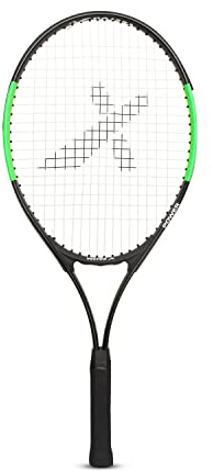 Vector X VXT-520 Strung Tennis Racquet | Material: Graphite | Lightweight | Heavy Construction | Shock Absorption Effect | Head Shape: Oval Shape