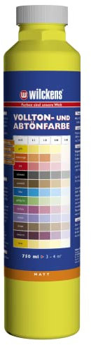 Wilckens Vollton- und Abtönfarbe matt, 750 ml, Gelb