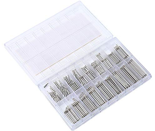 yosoo Uhrenband Armbanduhr Band Spring Bars Strap Link Pins Reparatur-Set 8–25 mm Uhrmacher Schlüsselanhängerform Edelstahl Repair Tool Set