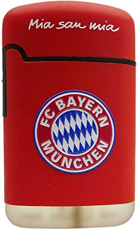 Bayern München 0201904 Feuerzeug, Plastik, rot, 6.8 x 4 x 2 cm