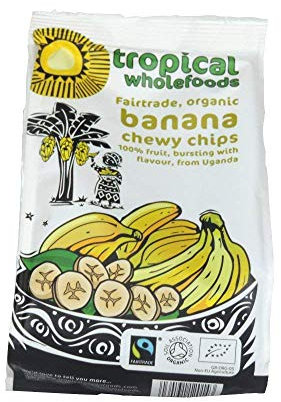 Tropical Wholefoods - Dried Banana Chips - 150g