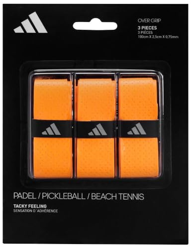 adidas Pádel OV - Set overgrip, Color Naranja, Talla única