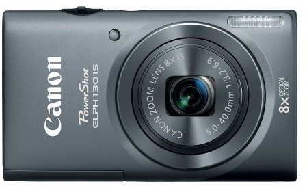 Canon PowerShot ELPH 130 IS 16.0 MP Digital Camera with 8x Optical Zoom 28mm Wide-Angle Lens and 720p HD Video Recording (Gray) (OLD MODEL)