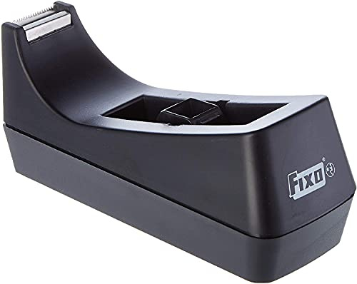 Fixo 87703010 - Portarrollo para cintas, 33 m, color negro