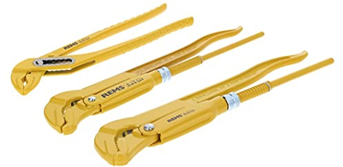 REMS Catch Set S 1'' S 1 1/2'' W 240 Rohrzange und Wasserpumpenzange (116X01 R) DIN 5234 ISO 8976