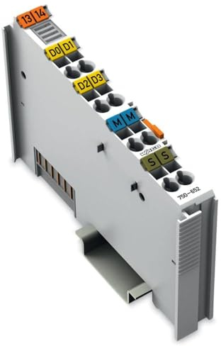 Wago 750-652 internt seriekort- och gränssnittskort och adaptrar (Serien, RS-232/485, 115,2 Kbit/s, grå, EN 61131-2 IEC 60068-2-27, DC)