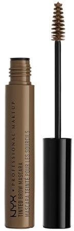 NYX Professional Makeup Mascara à Sourcils Tinted Brow, Hautement Pigmenté, Formule Gel Crémeuse pour Teinter et Structurer, 6,5 mL, Couleur : Brunette (03)