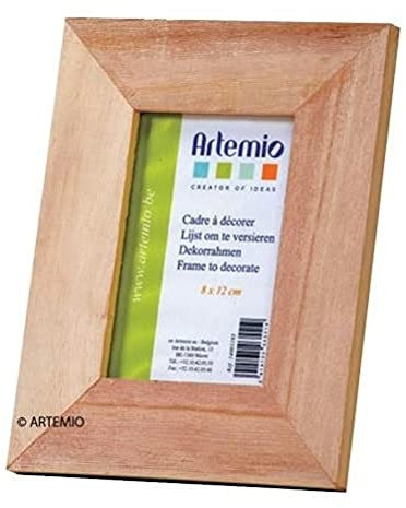 Artemio Quadro, Legno, Beige, 20 x 1 x 16 cm