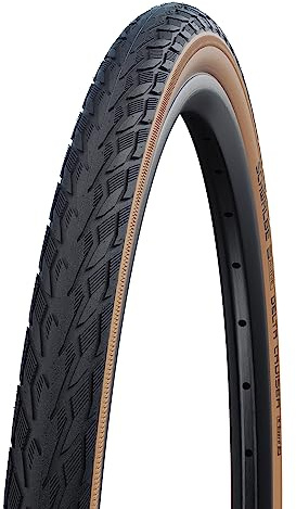 Schwalbe Unisex – Erwachsene Delta Cruiser HS431 Reifen, goldwand, 28x1.10 Zoll