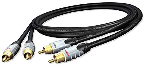 Hicon Ambience 1,5m Cinchkabel 3-fach geschirmt RCA Phono 150cm - HIA-C2C2-0150