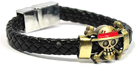CoolChange One Piece Jolly Roger bracelet of the Straw Hat Crew