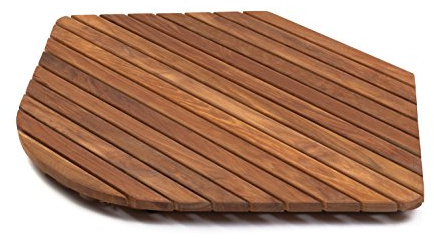 Asinox TEK3A5858R Caillebotis de Douche Bois Marron 58 x 58 x 4 cm