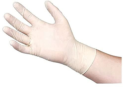 NISBETS Unigloves Y262-L Powder-Free Latex Glove, Large, Pack of 100