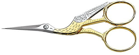 POMONI Schere, Storchenschere Gesamtlänge 11cm, Mehrfarbig, 11 cm