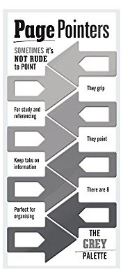 IF Page Pointers Page Markers- Grey, 32001