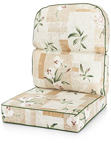 Alfresia Low Back Conservatory Chair Replacement Cushion Set | Furniture foam base with blown fibre filling and coordinating piped seams