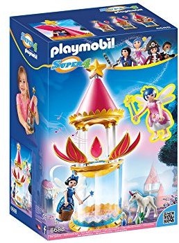 Playmobil 6688 SUPER 4 Musical Flower Tower with Twinkle, Fun Imaginative Role-Play, PlaySets Suitable for Children Ages 4+