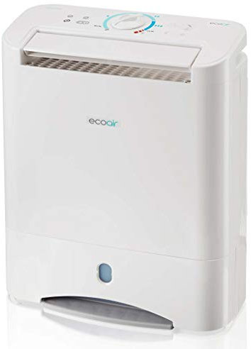 EcoAir DD3 Simple | Rotary Dial Control | 10 L/Day | 3.5L Water Tank | Silver Filter | Laundry Mode | Light Weight 8.5Kg | Damp Condensation Control | Desiccant Dehumidifier