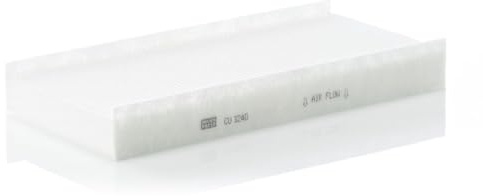 MANN-FILTER CU 3240 Innenraumfilter/Kabinenluftfilter - für Pkw + Transporter | Cu 3240 Kompatibel mit 407 (6D_),407 Coupe (6C_),407 SW (6E_, 6D_),C5 II (RC_),C5 II Break (RE_),C5 II Kasten/kombi (RE_),C6