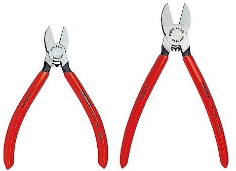 KNIPEX Tools 9K 00 80 90 US Flush Cut Diagonal Cutters Set, 2-Piece