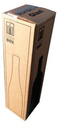 Bluetronics E.K. 20x 1er Flaschen Versandkarton für Weinflaschen UPS DHL geprüft Weinversandkarton Wein Flaschen Versand Verpackung 20 komplette Kartons