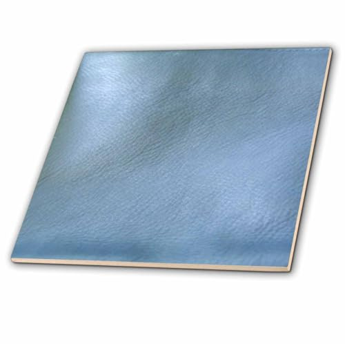 3dRose Blue Leather Like 12 Inch Ceramic Tile