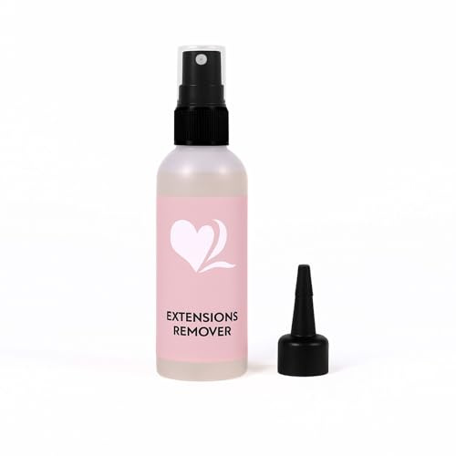 hair2heart Effektiv Hårförlängning Borttagare för Keratin Bindning och Tejp Extensions - Säker och Enkel Borttagning! Idealisk för att ta bort Bindningslim och Tejp Extensions