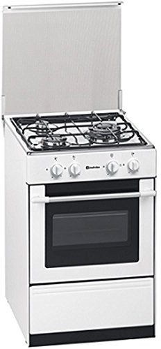 Meireles G 1530 DV - Cocina, Gas butano/propano, 44 L, Giratorio, Frente, Color blanco