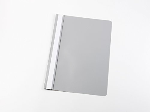 22 Schnellhefter DIN A4 / PP/Farbe: grau